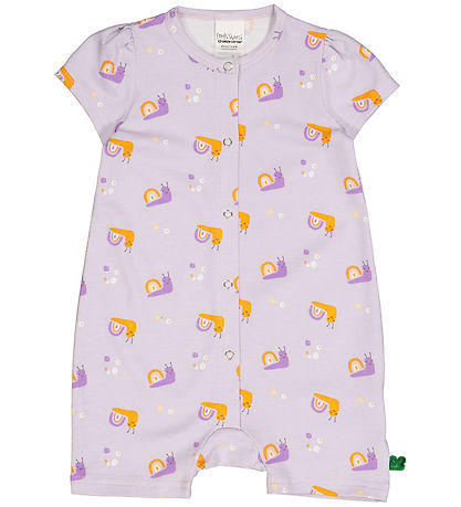 Freds World Bodysuit s/s - Snail - Lavender