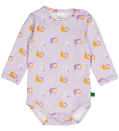 Freds World Bodysuit l/s - Snail - Lavender