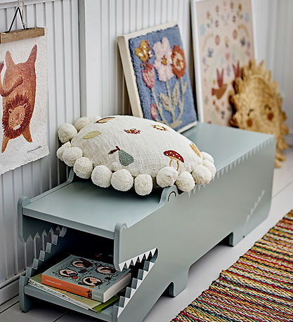 Bloomingville Cushion - Ø40 cm - Agnes Cushion - Natural