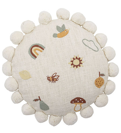 Bloomingville Cushion - Ø40 cm - Agnes Cushion - Natural