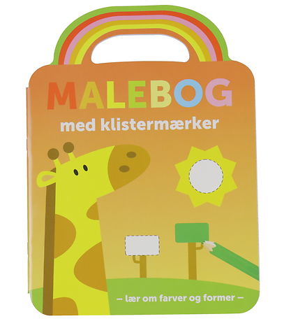 Forlaget Bolden Litabók M. Límmiðar - Gíraffi