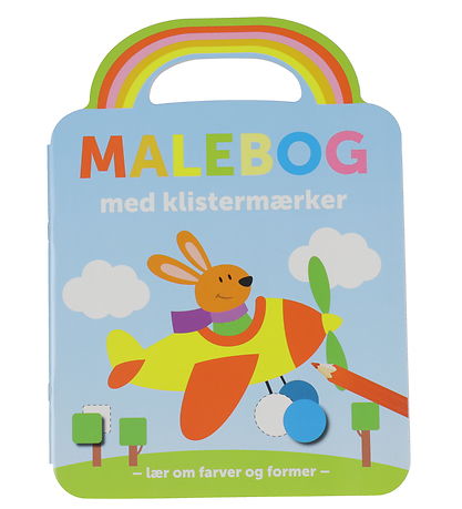Forlaget Bolden Colouring Book w. Stickers - Flying
