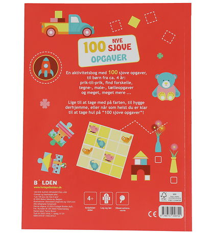 Forlaget Bolden Workbook - 100 New Fun Tasks - From 4 Years