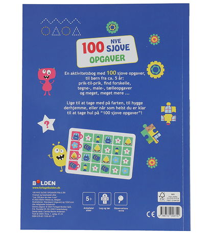 Forlaget Bolden Workbook - 100 New Fun Tasks - From 5 Years