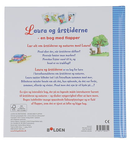 Forlaget Bolden Book w. Flapper - Laura And Årstiderne - A Book 