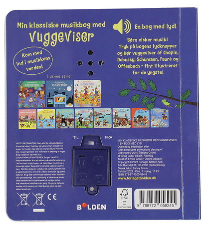 Forlaget Bolden Music Book - My Classical Music Book w. Lullabie