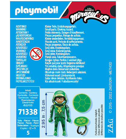 Playmobil Miraculous - Carapace - 71338 - 5 Parts