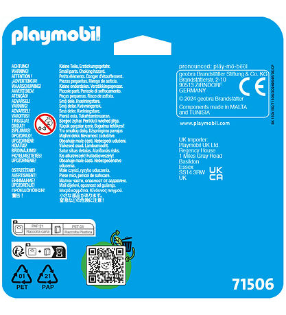 Playmobil DuoPack - Sjúkraliði með sjúkling - 71506 - 6 Partar