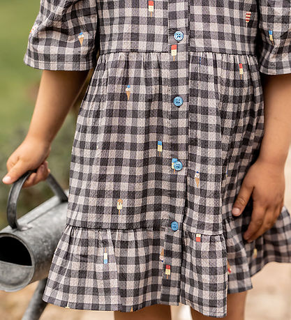 Fliink Kleid - Polar - Magnet Check Aop