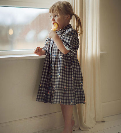 Fliink Kleid - Polar - Magnet Check Aop