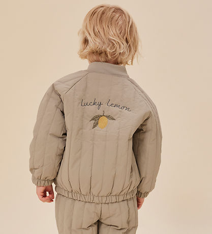 Konges Sløjd Thermojacke - Juno Bomben - Laural Oak m. Zitrone