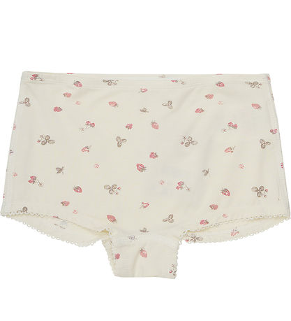 Minymo Hipsters - 2-Pack - Viscose - Strawberry Ice w. Strawberr