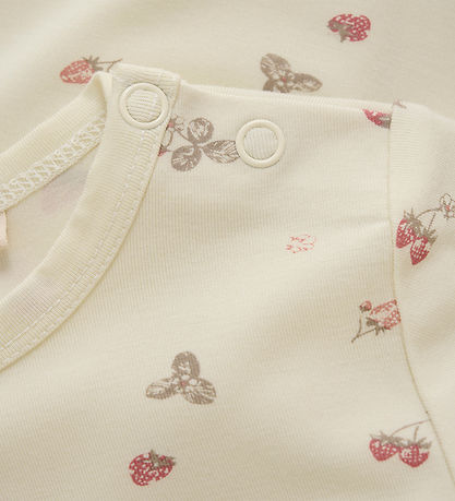 Minymo Samfella L/æ - Viscose - Strawberry Ice M. Jarðarber