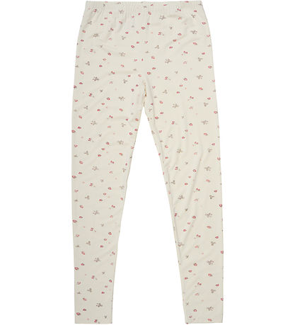 Minymo Náttfatasett - Viscose - Strawberry Ice M. Jarðarber