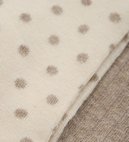 Minymo Strumpfhosen - 2er-Pack - Einfach Taupe