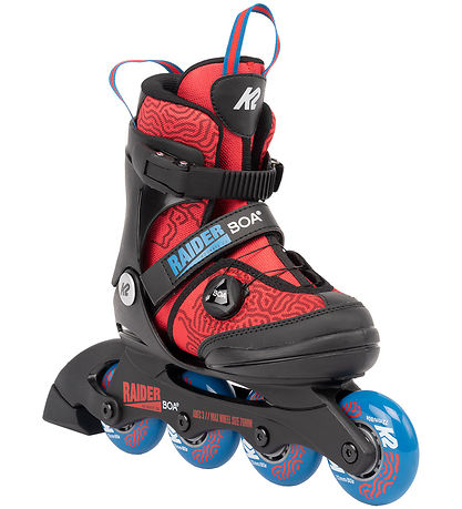 K2 Rollerskates - Raider Boa - Black/Red - Inline