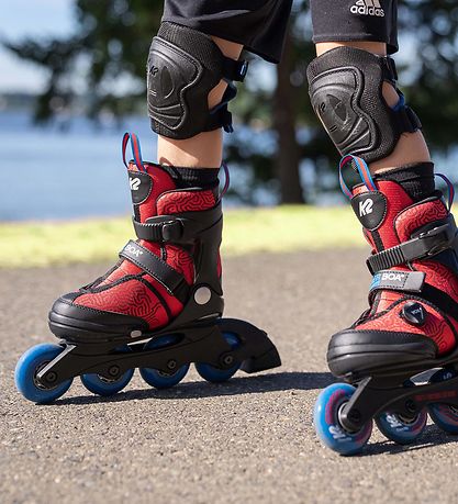 K2 Rollschuhe - Raider Boa - Schwarz/Rot - Inline