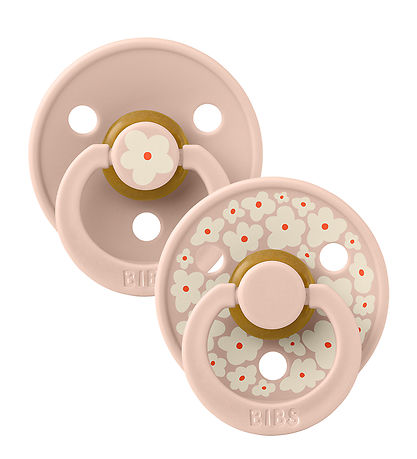 BIBS Colour Schnuller - 2er-Pack - Gr. 1 - Rund - Blush