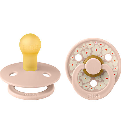 BIBS Colour Schnuller - 2er-Pack - Gr. 1 - Rund - Blush