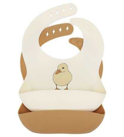 Konges Sløjd Lätzchen - Silikon - 2er-Pack - Duckling
