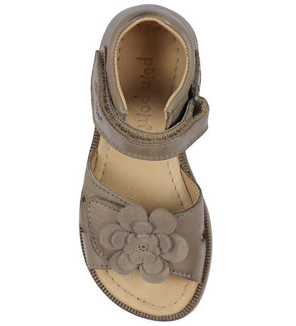 Pom Pom Sandalar - Flower - Latte