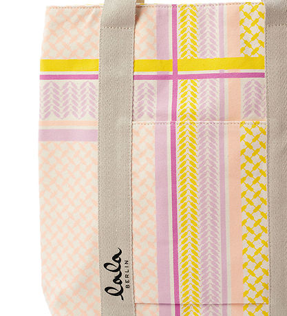 Lala Berlin Shopper - Carmela - Multicolour Pale Pink