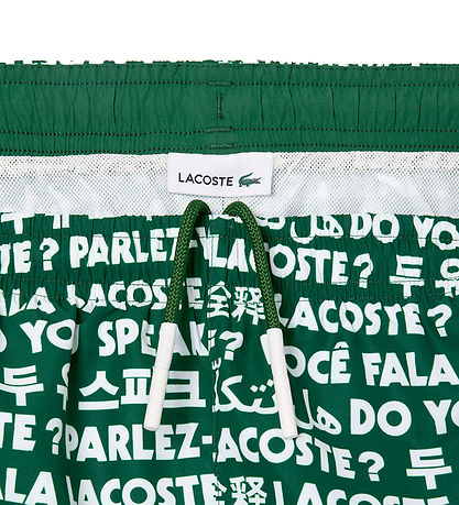 Lacoste Sund stuttbuxur - Maillot De Bain - Grænt