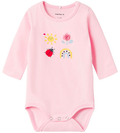 Name It Romper l/s - NbfFussa - Parfait Pink
