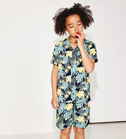 Name It Shirt - Noos - NkmFerane - Dark Sapphire/Tropical
