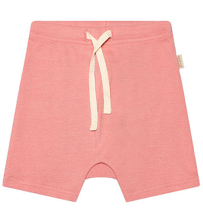 Petit Piao Stuttbuxur - Rib - Modal - Sea Shell Bleikt