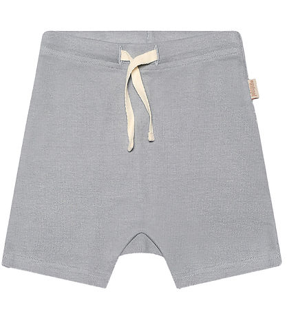 Petit Piao Shorts - Rib - Modal - Blue Mist