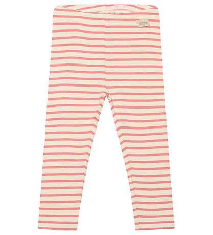 Petit Piao Leggings - Rib - Modal - Sea Shell Pink