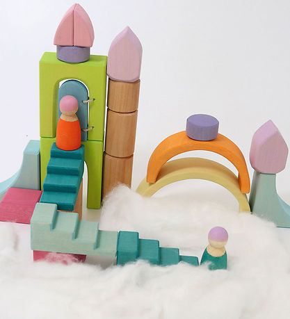 Grimms Träleksaker - Building World - Cloud Play