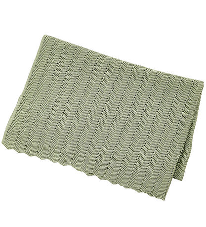 Smallstuff Ungbarna teppi - Prjónað - Soft Green