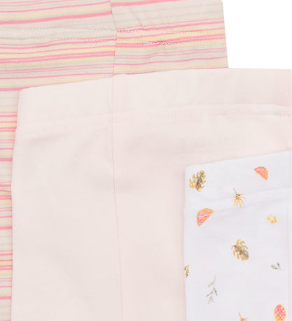 Hust and Claire Leggings - 3-pack - HCLabika - Vit