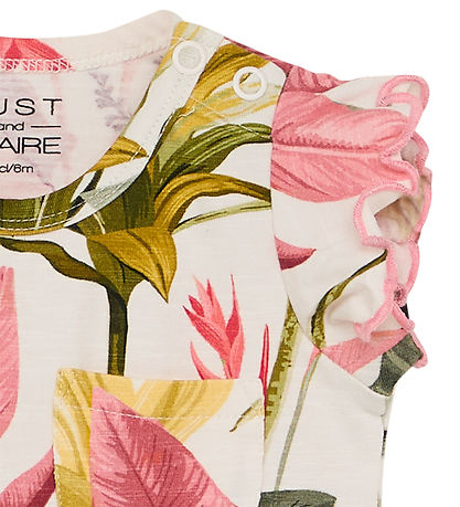 Hust and Claire Bodysuit s/s - Baele - Rose Morn w. flower print