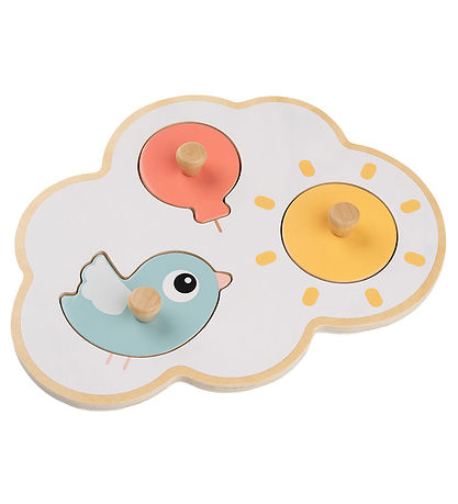 Done by Deer Pussel - Trä - Happy Clouds