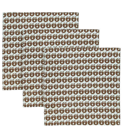 Småfolk Muslin Cloths - 3-Pack - 79x79 - Bison