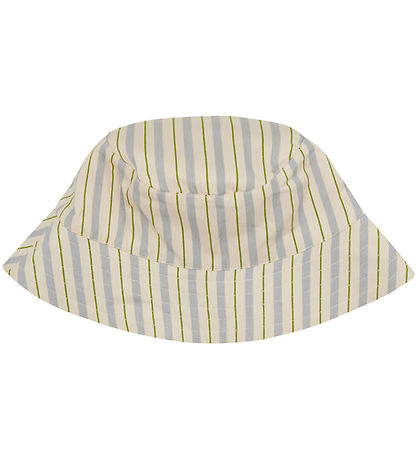 Flöss Bucket Hat - Bobby - Blue/Green Stripe