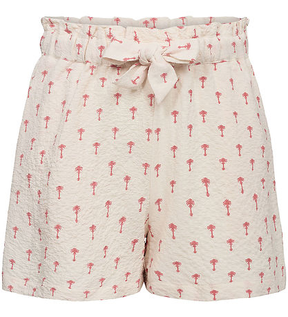 Sofie Schnoor Shorts - Off White w. Palms