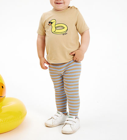 The New Siblings Leggings - Rib - TnsFro - Blue Fog