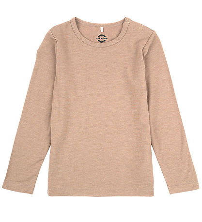 Mikk-Line Blouse - Wool/Bamboo - Warm Taupe