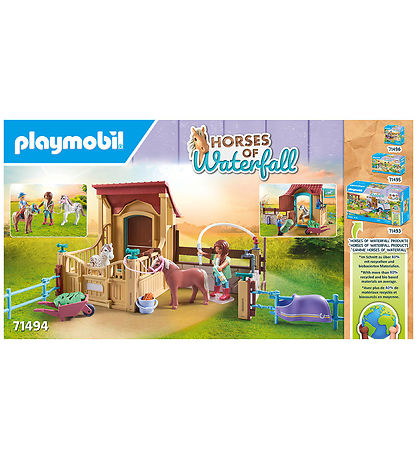 Playmobil Horses Of Waterfall - Hesthús - 71494 - 100 Partar