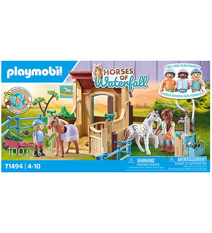 Playmobil Horses Of Waterfall - Hesthús - 71494 - 100 Partar