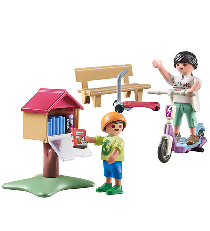 Playmobil My Life - Büchertausch Gefüttert Bücherwürmer - 71511 