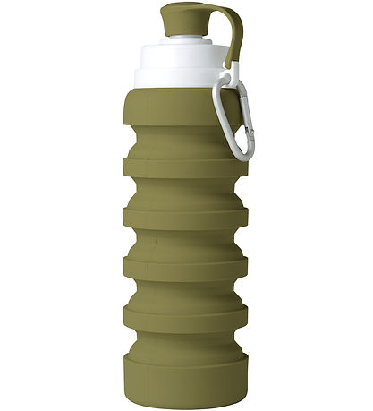 Mininor Vikbar Vattenflaska - Silikon - 200-500 ml - Grön