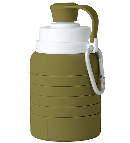 Mininor Vikbar Vattenflaska - Silikon - 200-500 ml - Grön