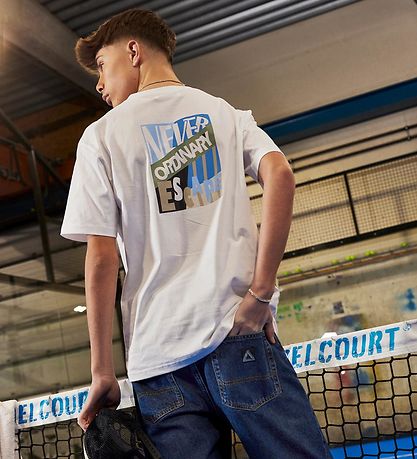 Hound T-shirt - White w. Print