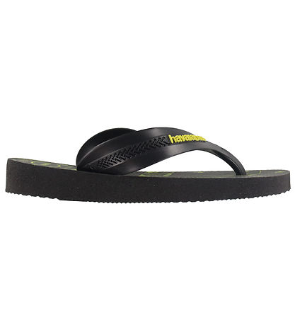 Havaianas Slippers - Kids Max Herois - Zwart/Geel