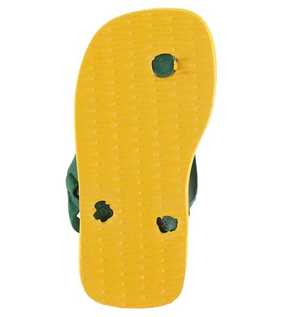 Tongs Havaianas - Bébé Brasil Logo II - Pop Yellow/Amazon